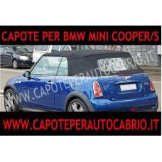 Capote cappotta per Bmw Mini cooper cabrio in tessuto originale con lunotto in vetro con sbrinatore