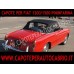 Capote cappotta per Fiat 1200 1500 cabrio in tessuto originale Pininfarina con lunotto 