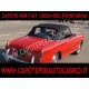 Capote cappotta per Fiat 1200 1500 cabrio in tessuto originale Pininfarina con lunotto 