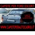 Capote cappotta per Ford Escort 1 e 2 cabrio in tessuto con lunotto in vetro da riutilizzare 