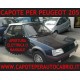 cappotta per Peugeot 205 CJ CTI cabrio in materiale originale con lunotto 