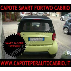 cappotta per Smart Fortwo cabrio prima serie (1999/2006) in tessuto originale con lunotto